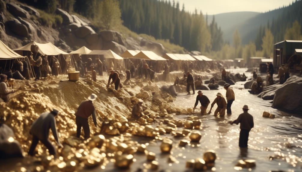 gold rush s economic influence
