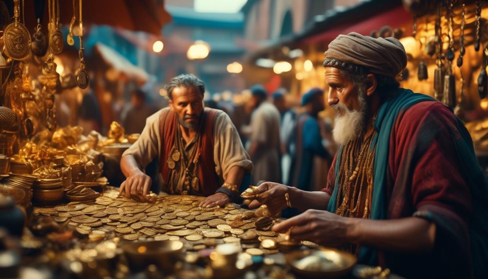 historical origins of gold trading