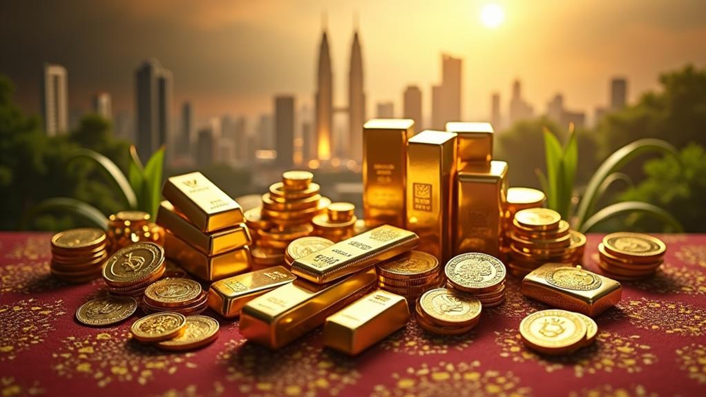 varied gold investment options